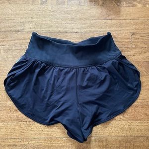 Free People Movement Game Time Shorts Black